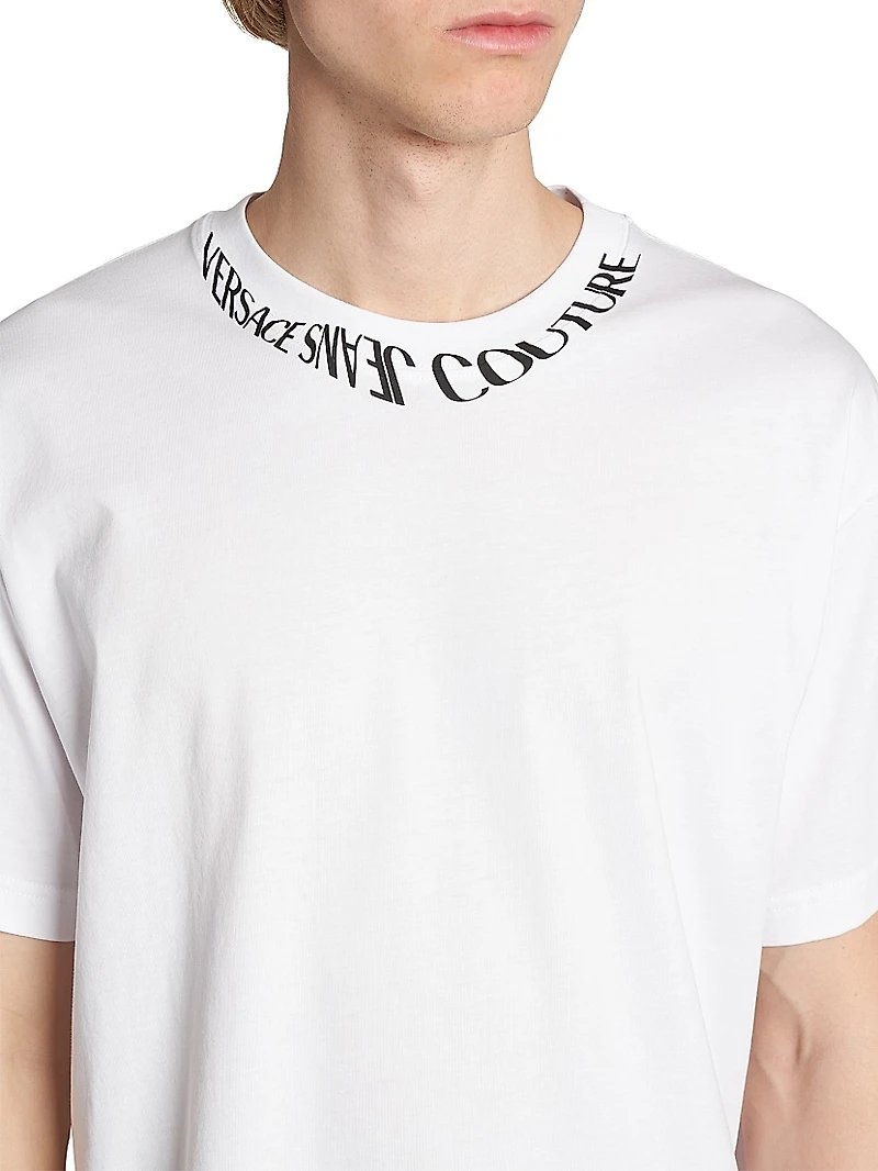 Warped Logo Crewneck T-Shirt