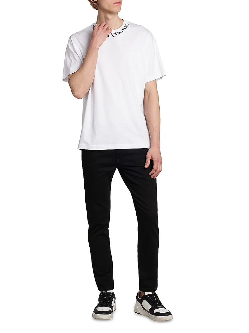 Warped Logo Crewneck T-Shirt