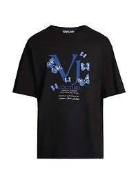 Butterfly Logo Crewneck T-Shirt