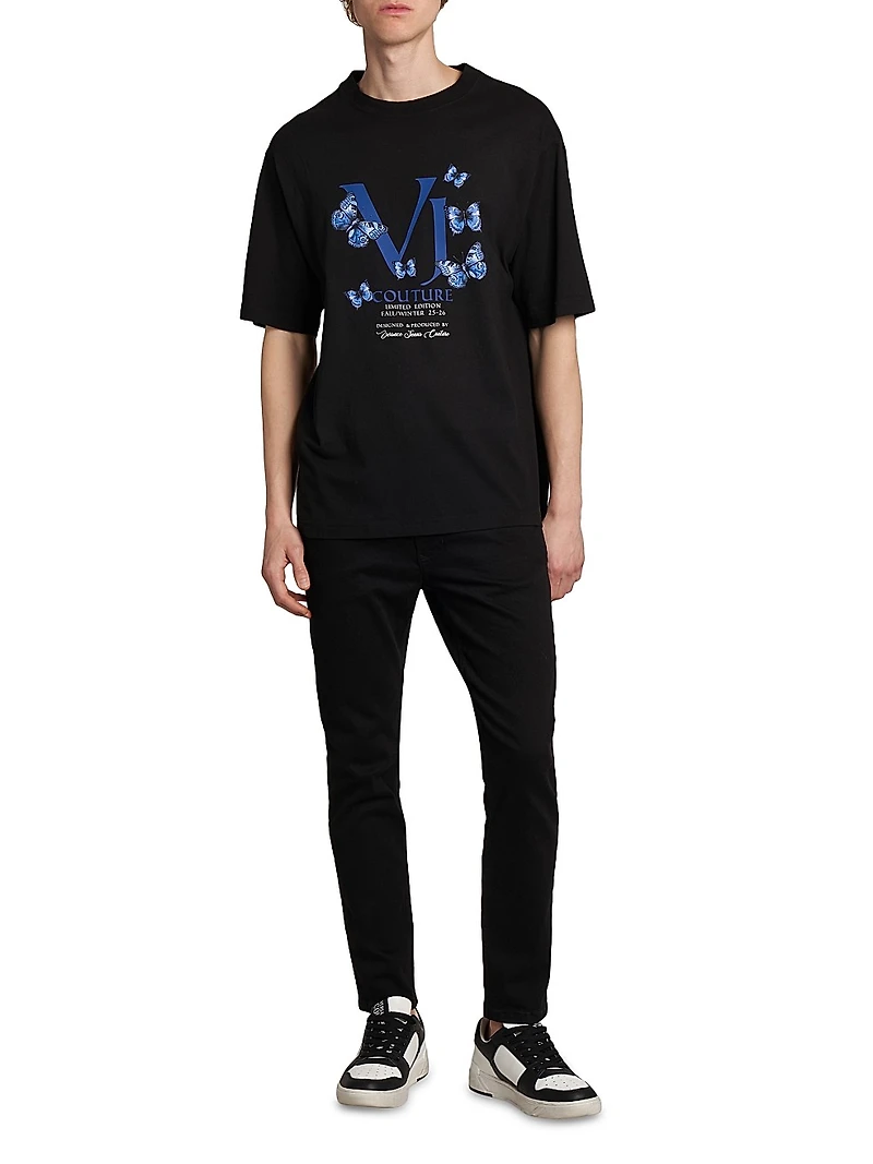 Butterfly Logo Crewneck T-Shirt