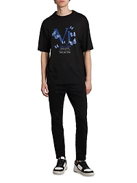 Butterfly Logo Crewneck T-Shirt