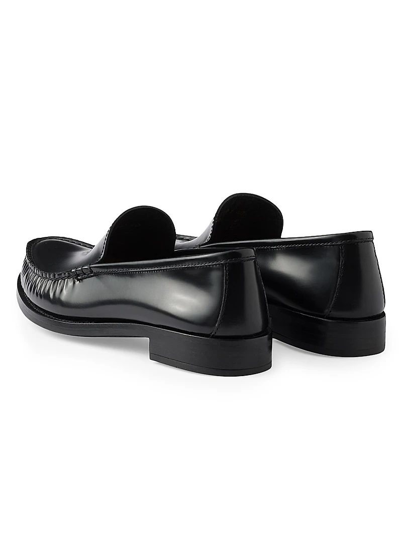 Women's Brushed Leather Loafers