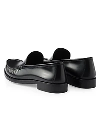 Women's Brushed Leather Loafers