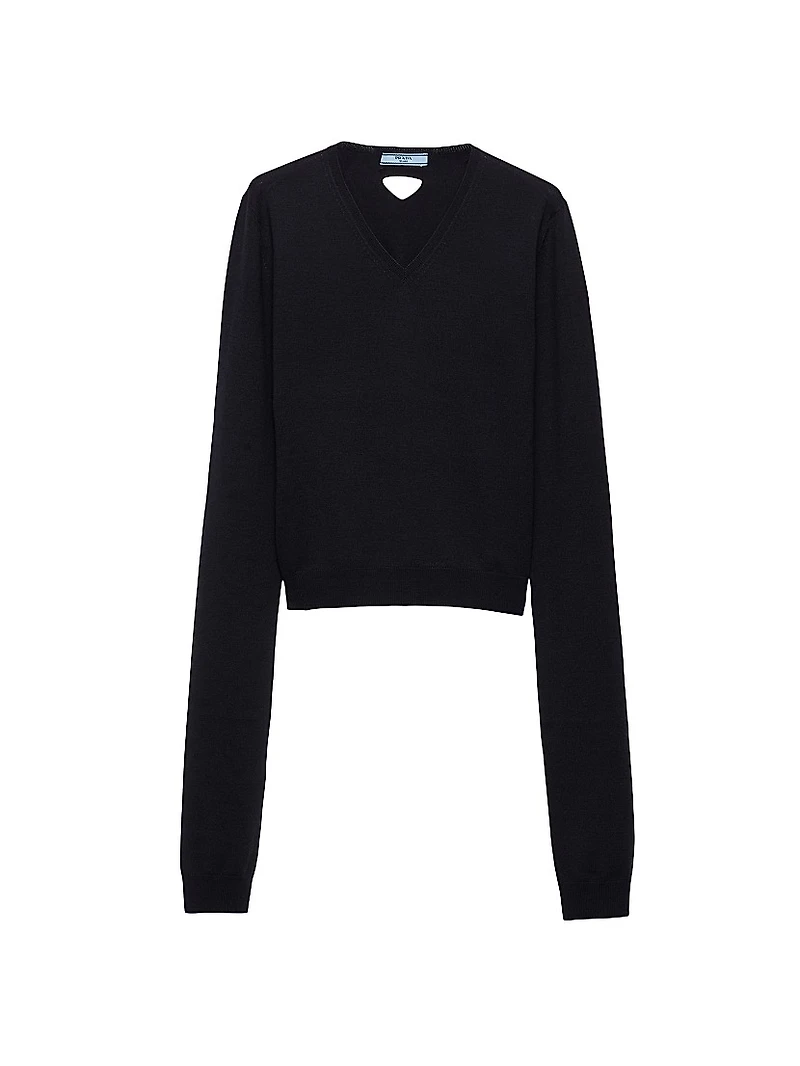 Wool V-Neck Sweater