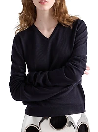 Wool V-Neck Sweater