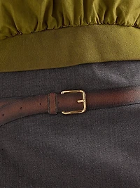 Technical Wool Miniskirt