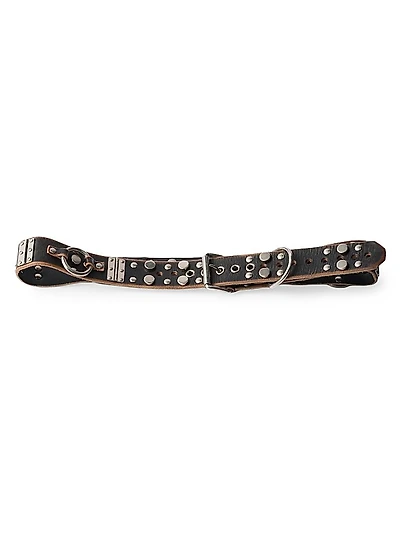 Studded Leather Belt