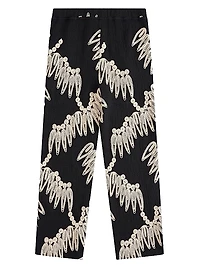 Palmetto Embroidered Pants