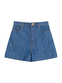 Lightweight Denim Shorts