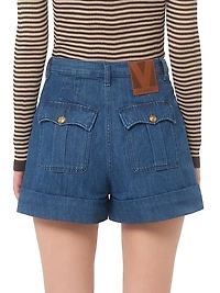 Lightweight Denim Shorts