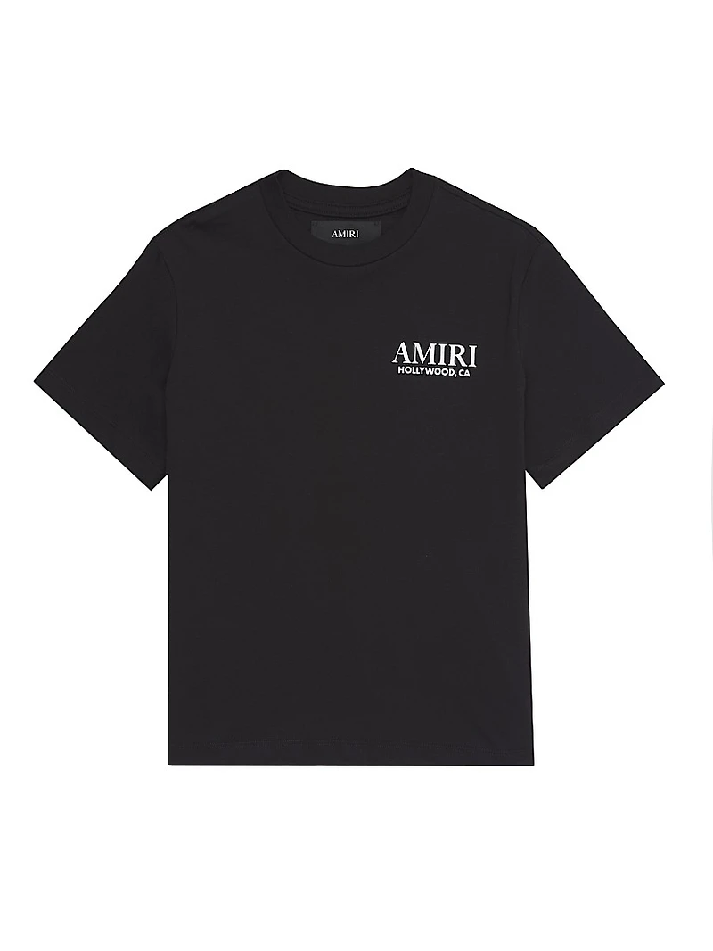 Little Kid's & Bones Stacked T-Shirt