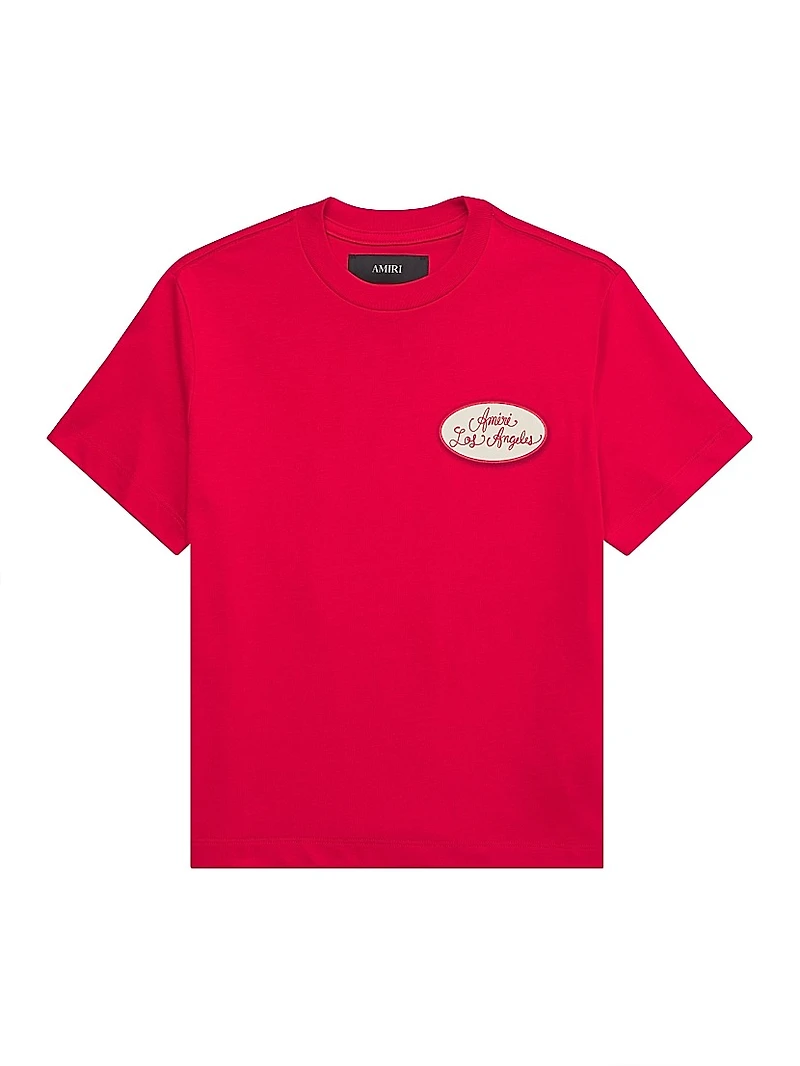 Little Kid's & Station Patch T-Shirt