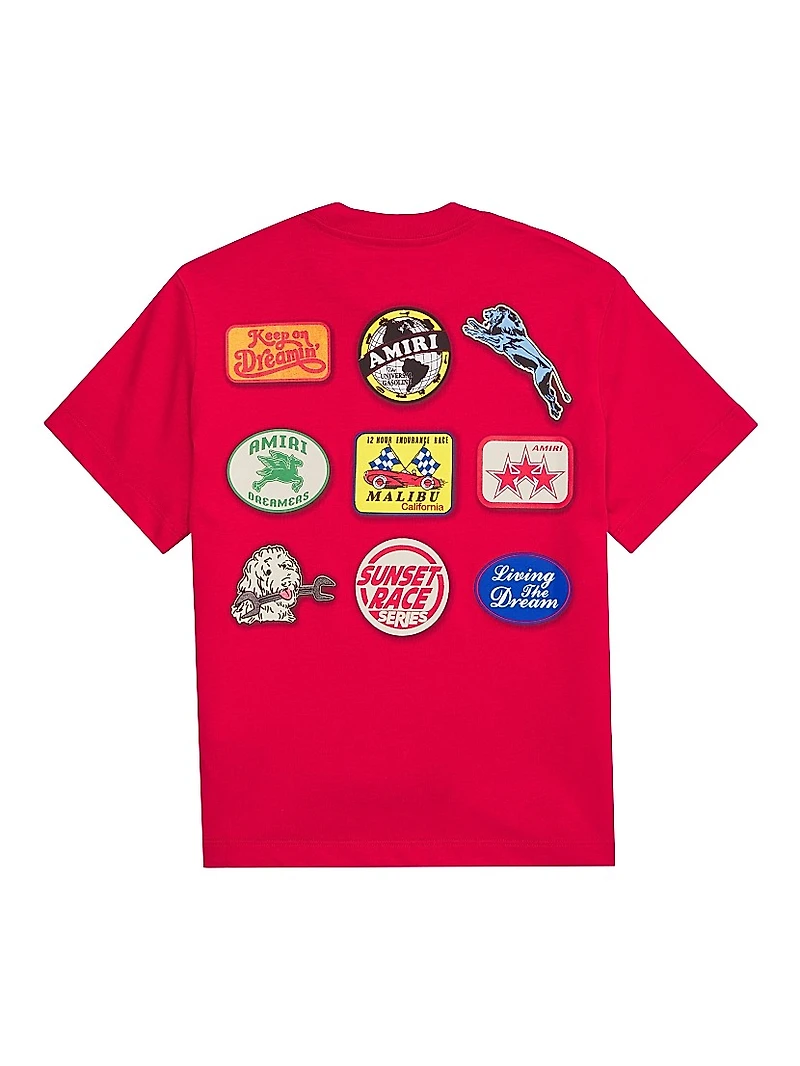 Little Kid's & Station Patch T-Shirt
