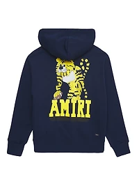 Little Boy's & Logo Tiger Hoodie