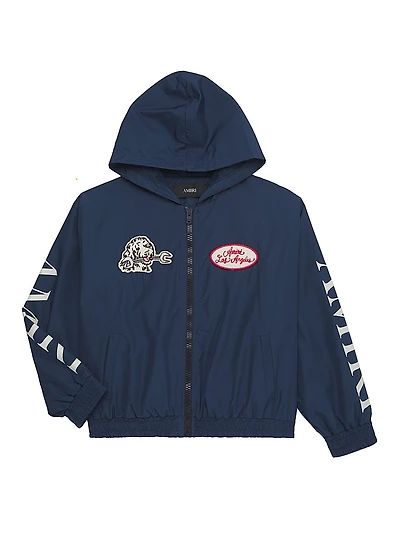 Little Boy's & Station Patch Windbreaker Jacket