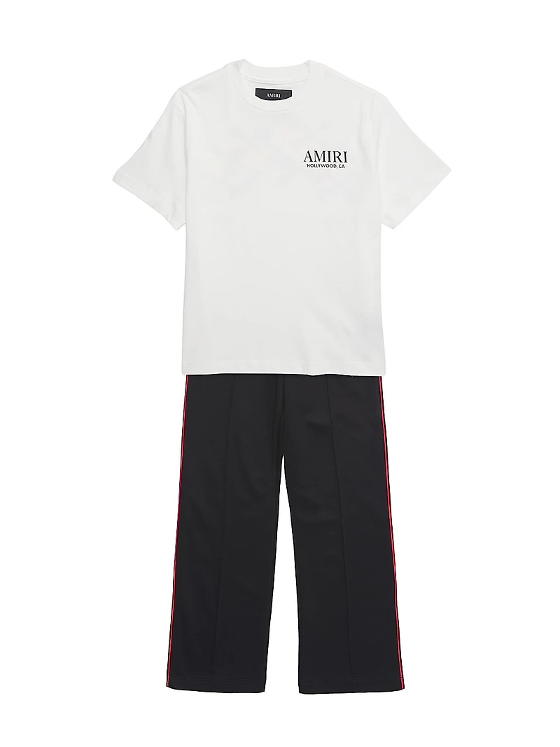Little Kid's & Bones Track Pants