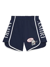 Little Boy's & Station Patch Shorts