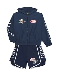 Little Boy's & Station Patch Shorts