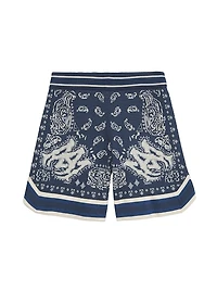 Little Boy's & Bandana Knit Shorts