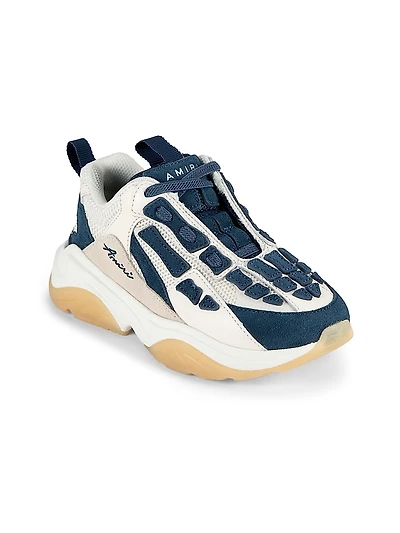 Little Kid's & Bone Runner Suede Sneakers