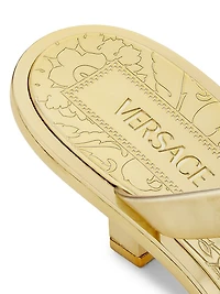 55MM Medusa Metallic Sandals