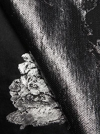 Metallic Jacquard Detachable Overskirt Gown