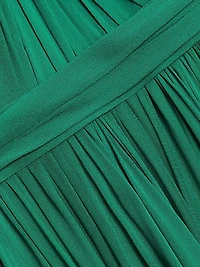 Strapless Silk Chiffon A-Line Gown