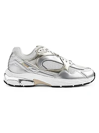 Abundance Metallic Leather Low-Top Sneakers