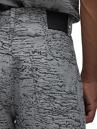 Clint Jacquard Denim Shorts