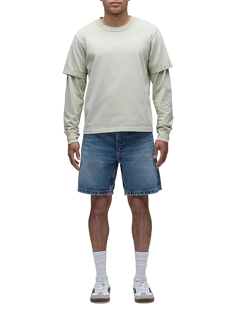 Clint Relaxed-Fit Denim Shorts