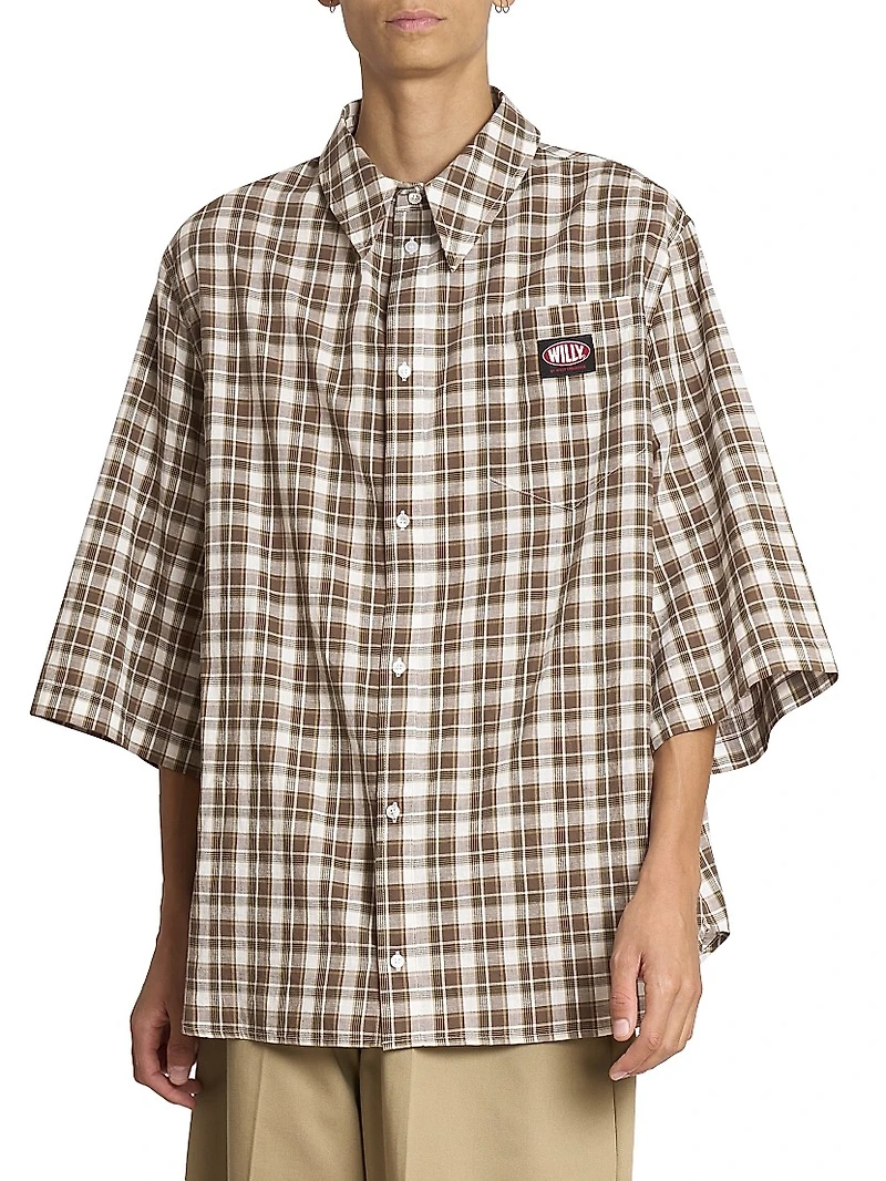 Hacienda Plaid Cotton Shirt