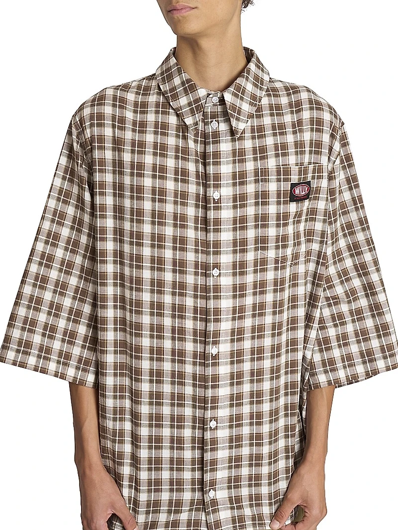 Hacienda Plaid Cotton Shirt