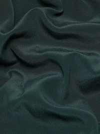 Draped Silk Wrap Dress