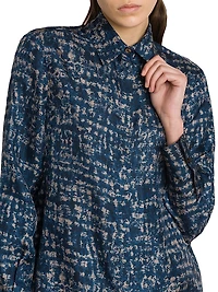 Printed Silk Blouse