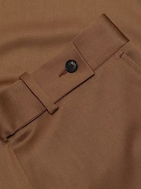 Stretch Wool Palazzo Trousers