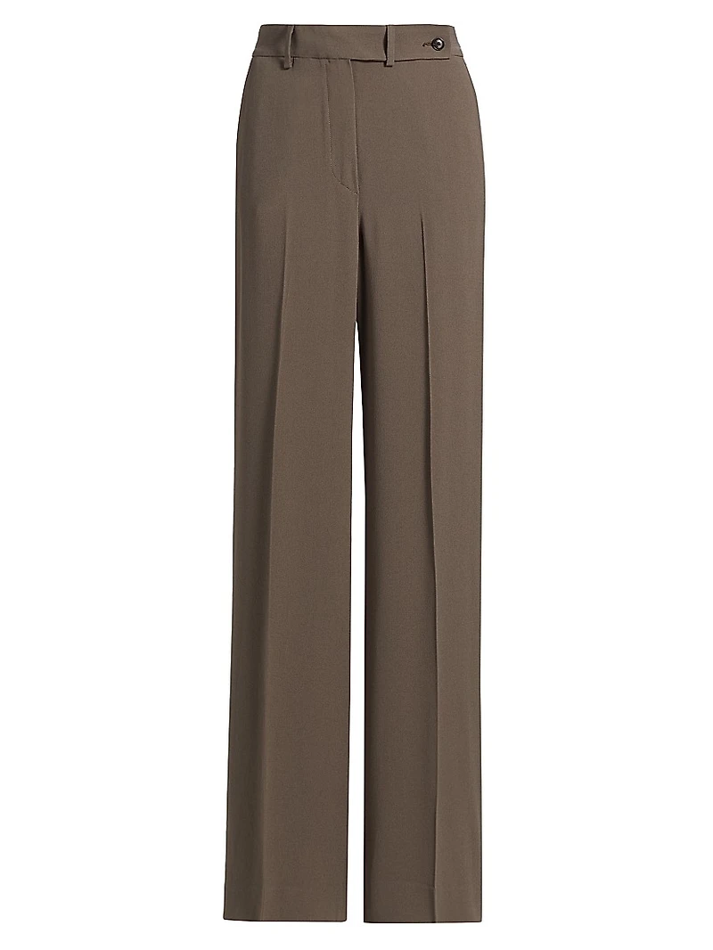 Creased Straight Trousers