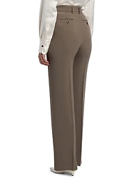 Creased Straight Trousers