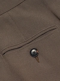 Creased Straight Trousers