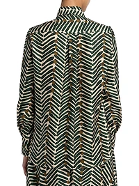 Printed Silk Blouse