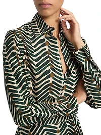 Printed Silk Blouse