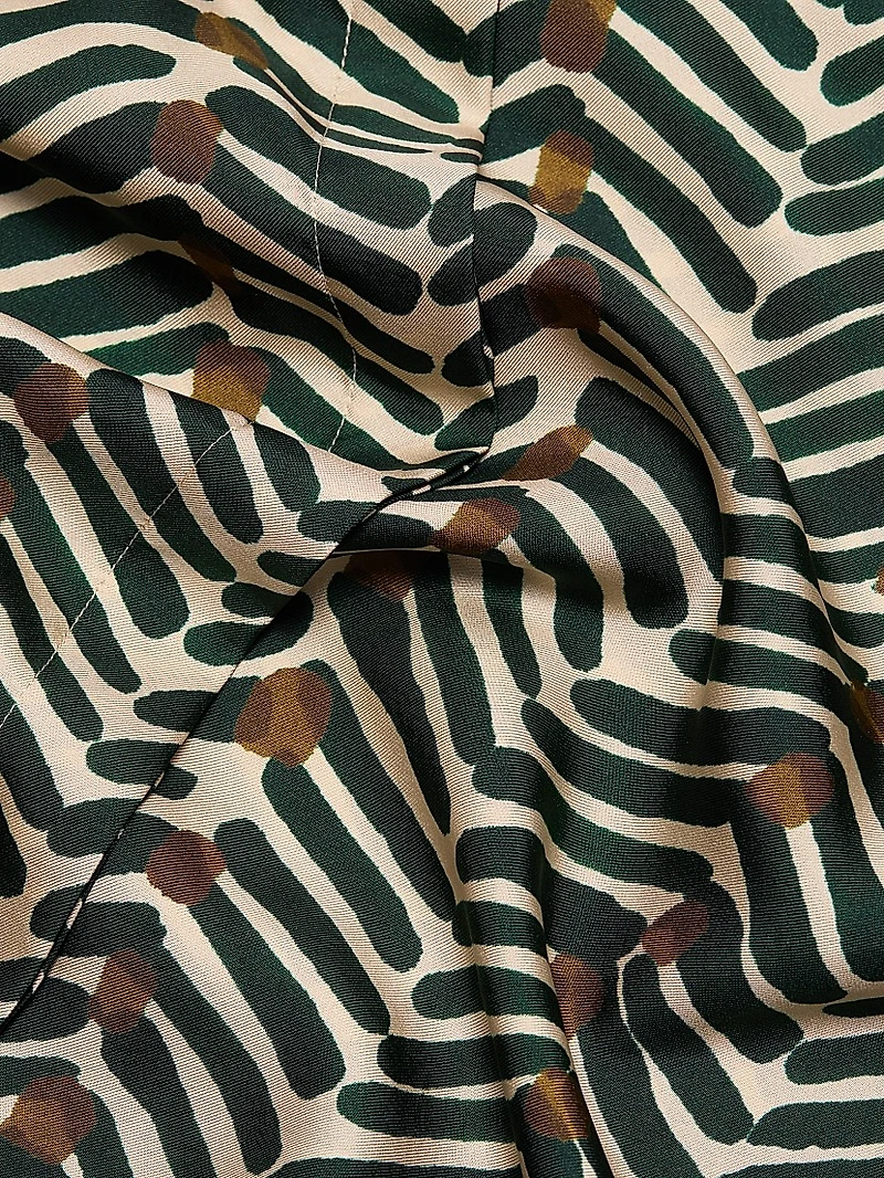 Printed Silk Blouse