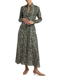 Printed Silk Blouse