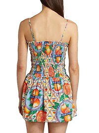 Fleur Shirred Mini Dress