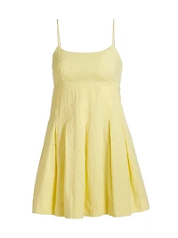 Iris Cotton Minidress