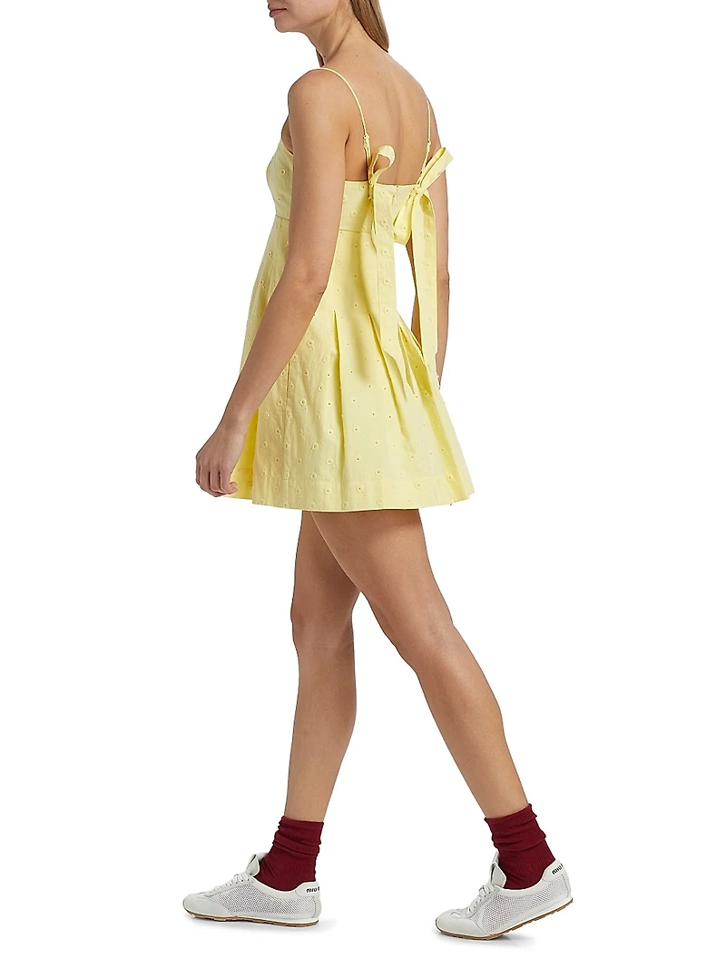 Iris Cotton Minidress