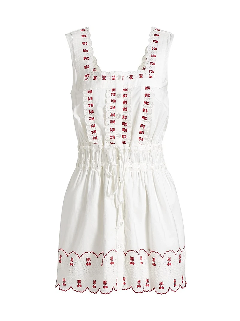 Amaya Embroidered Minidress