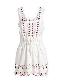 Amaya Embroidered Minidress