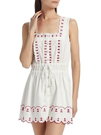 Amaya Embroidered Minidress