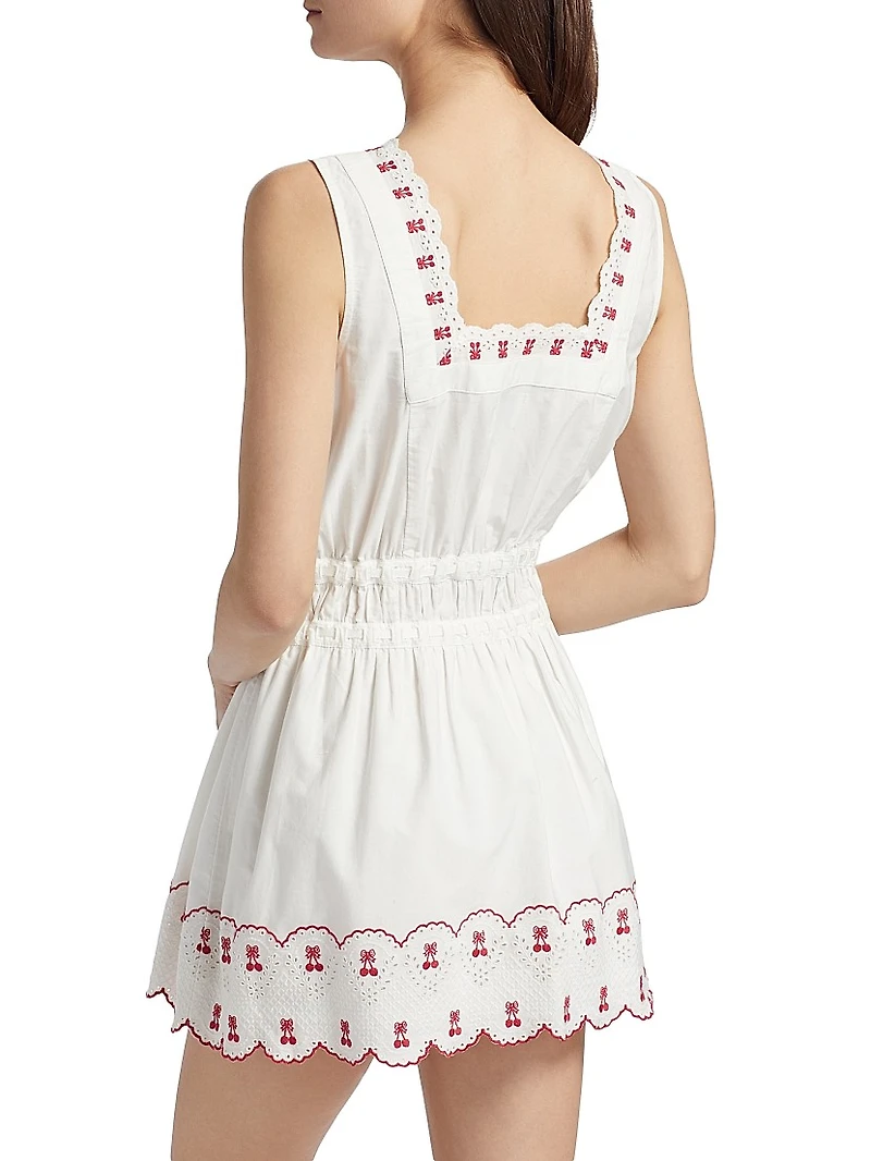 Amaya Embroidered Minidress