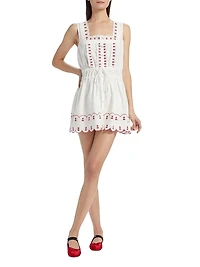 Amaya Embroidered Minidress
